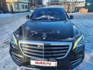 2017 Mercedes-Benz S-Класс 560 Long VI (W222, C217) Рестайлинг, чёрный, 6200000 рублей, вид 3