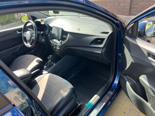 2022 Hyundai Solaris II Рестайлинг, синий, 1350000 рублей, вид 3