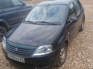 2011 Renault Logan I Рестайлинг, чёрный, 250000 рублей, вид 1