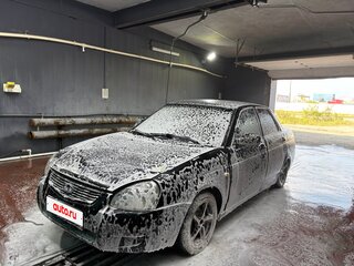 2009 Lada (ВАЗ) Priora I, чёрный, 125000 рублей, вид 1