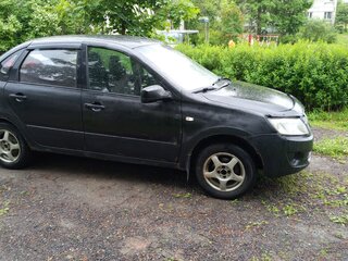 2014 Lada (ВАЗ) Granta I, чёрный, 220000 рублей, вид 2