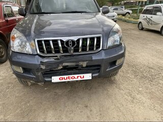 2008 Toyota Land Cruiser Prado 5-speed 120 Series Рестайлинг, серый, 1900000 рублей, вид 1