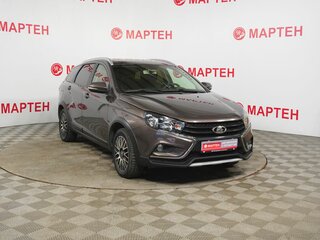 2017 Lada (ВАЗ) Vesta SW Cross I, коричневый, 950000 рублей, вид 3