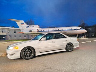 1997 Toyota Mark II VIII (X100), белый, 660000 рублей, вид 3