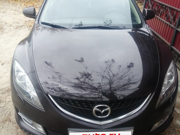 2008 Mazda 6 II (GH), пурпурный, 999999 рублей - вид 2