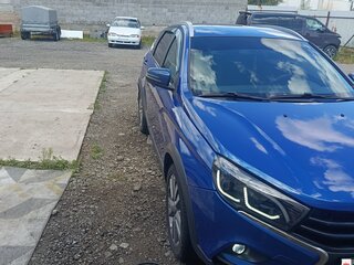 2020 Lada (ВАЗ) Vesta SW Cross I, синий, 975000 рублей, вид 3