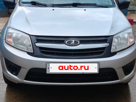2015 Lada (ВАЗ) Granta I, серебристый, 400000 рублей, вид 2