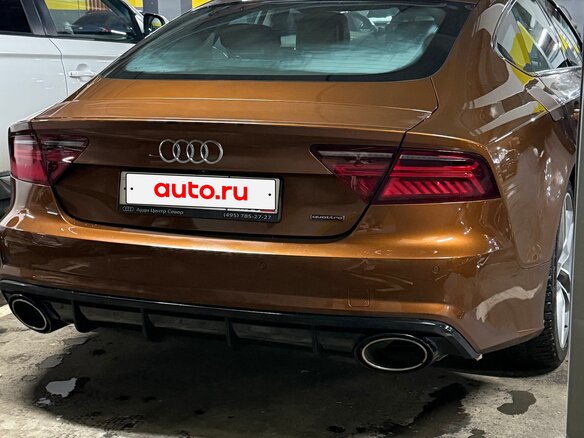 2015 Audi A7 I (4G) Рестайлинг, коричневый, 3100000 рублей - вид 4