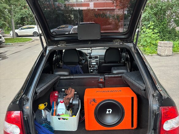 2012 Lada (ВАЗ) Priora I, чёрный, 300000 рублей - вид 7
