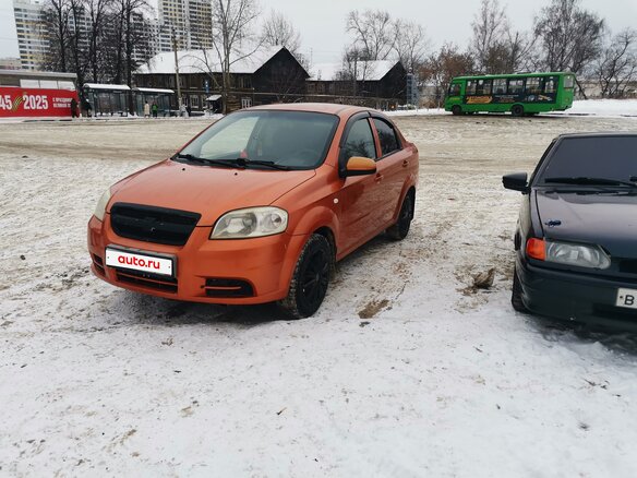 2006 Chevrolet Aveo I Рестайлинг, оранжевый, 320000 рублей - вид 3