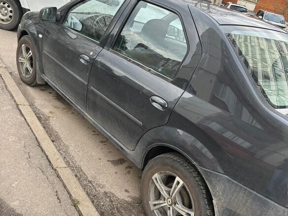 2006 Renault Logan I, серый, 350000 рублей - вид 1
