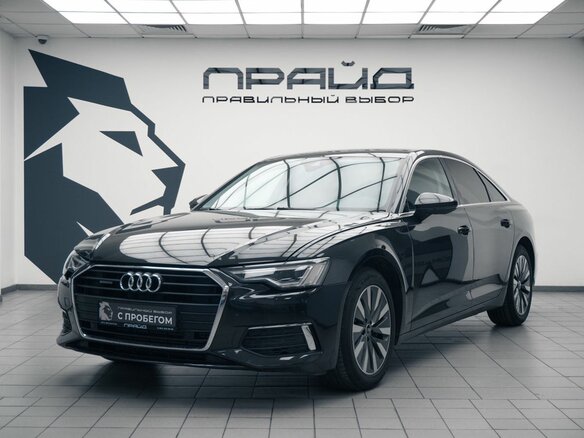 2020 Audi A6 45 TFSI V (C8), чёрный, 3079000 рублей