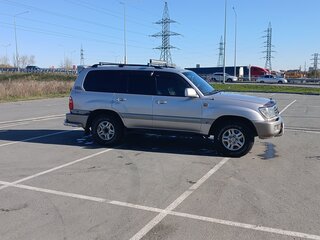2001 Toyota Land Cruiser 100 Series, серебристый, 900000 рублей, вид 2