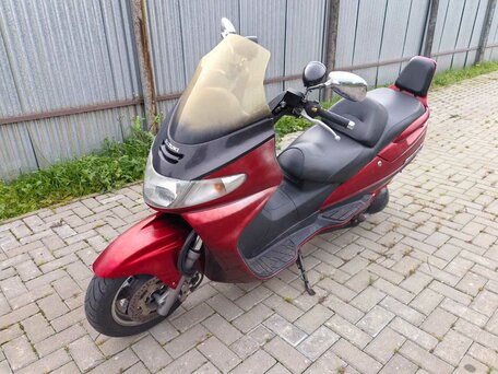 2001 Suzuki Burgman (SkyWave) 400, красный, 199000 рублей, вид 3