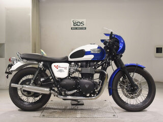 2014 Triumph Bonneville T100, синий, 860000 рублей, вид 1