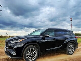 2021 Toyota Highlander IV (XU70), чёрный, 4650000 рублей, вид 3