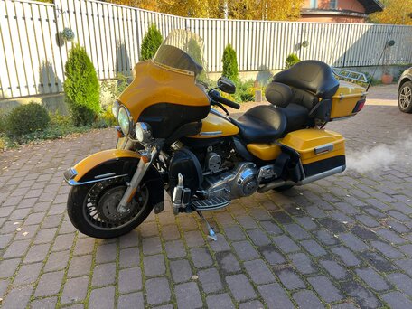 2013 Harley-Davidson Electra Glide, жёлтый, 1150000 рублей, вид 2