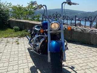 2003 Honda VTX 1800, синий, 690000 рублей, вид 3