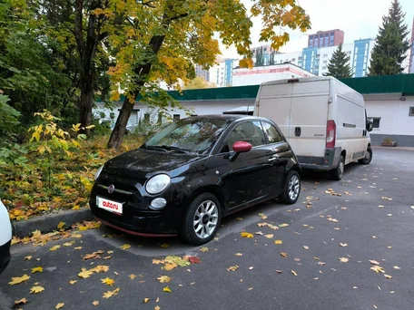 2017 Fiat 500 II Рестайлинг, чёрный, 750000 рублей, вид 1