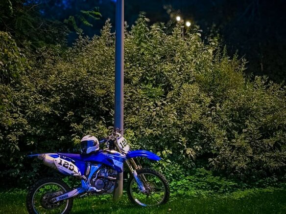 2009 Yamaha YZ450F, синий, 340000 рублей - вид 1