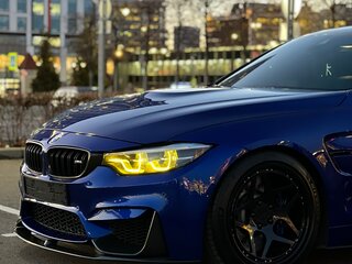 2019 BMW M4 Competition Package F82/F83 Рестайлинг, синий, 6050000 рублей, вид 3