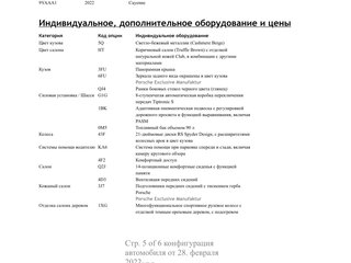 2022 Porsche Cayenne III, бежевый, 11500000 рублей, вид 3