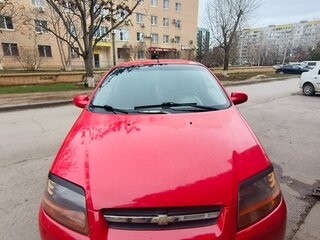 2005 Chevrolet Aveo I, красный, 369000 рублей, вид 1