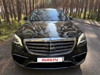 2018 Mercedes-Benz S-Класс 560 Long VI (W222, C217) Рестайлинг, чёрный, 5900000 рублей, вид 5