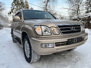 2002 Lexus LX 470 II, бежевый, 1650000 рублей, вид 1