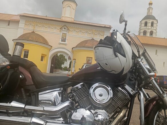 2008 Yamaha XVS1100, красный, 830000 рублей - вид 12