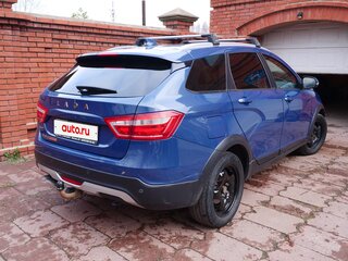 2018 Lada (ВАЗ) Vesta SW Cross I, синий, 1100000 рублей, вид 4
