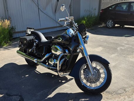 1998 Honda Shadow 400, чёрный, 350000 рублей, вид 1