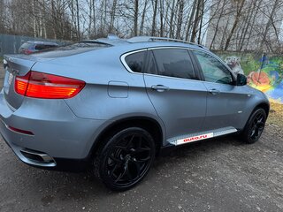 2009 BMW X6 ActiveHybrid I (E71), голубой, 1299999 рублей, вид 3