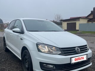 2020 Volkswagen Polo V Рестайлинг, белый, 1300000 рублей, вид 2