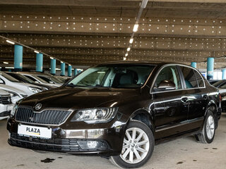 2013 Skoda Superb DSG II Рестайлинг, коричневый, 1199000 рублей, вид 1
