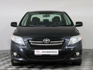 2010 Toyota Corolla X (E140, E150) Рестайлинг, чёрный, 999000 рублей, вид 2
