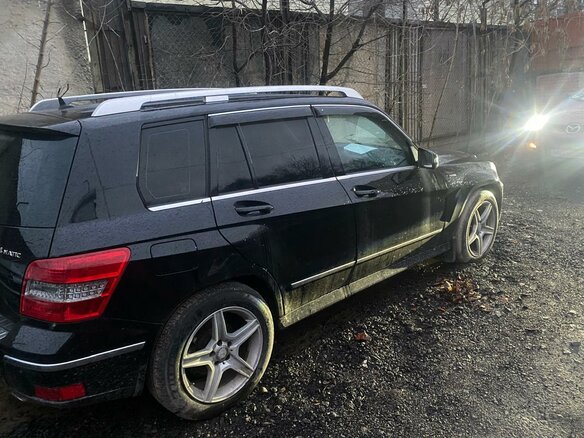 2011 Mercedes-Benz GLK-Класс 220 CDI I (X204), чёрный, 1500000 рублей - вид 1