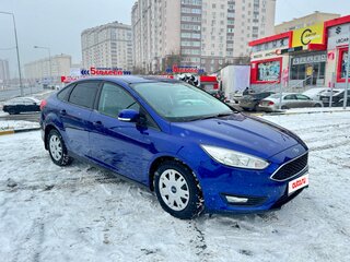2016 Ford Focus III Рестайлинг, синий, 860000 рублей, вид 3