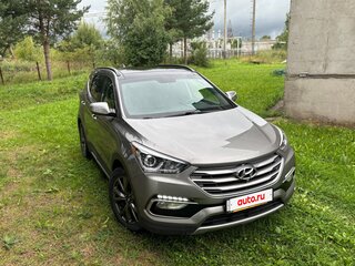 2017 Hyundai Santa Fe III Рестайлинг, серый, 2050000 рублей, вид 3