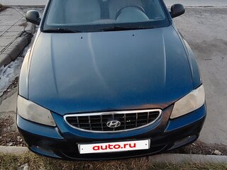 2007 Hyundai Accent ТагАЗ II, синий, 300000 рублей, вид 1