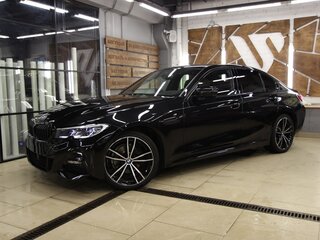 2019 BMW 3 серии 320d VII (G2x), чёрный, 3300000 рублей, вид 3
