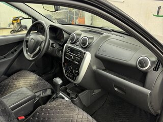 2016 Lada (ВАЗ) Granta I, чёрный, 590000 рублей, вид 4