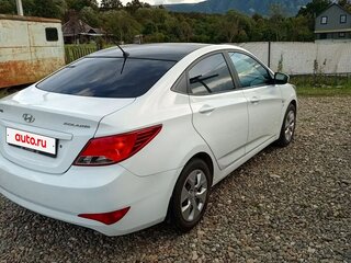 2014 Hyundai Solaris I Рестайлинг, белый, 890000 рублей, вид 4