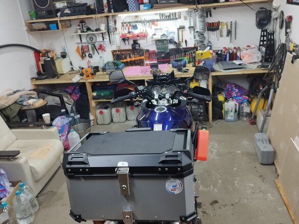 2005 Suzuki V-Strom 1000, синий, 580000 рублей - вид 2