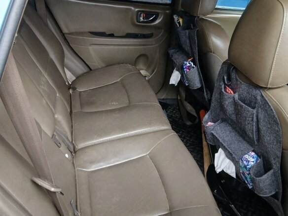 2003 Hyundai Santa Fe I, синий, 330000 рублей - вид 10