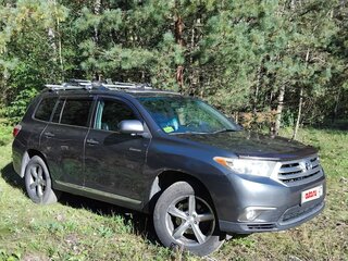 2011 Toyota Highlander II (XU40) Рестайлинг, серый, 1671600 рублей, вид 5