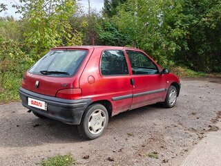 1999 Peugeot 106 I Рестайлинг, красный, 170000 рублей, вид 4