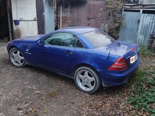 1999 Mercedes-Benz SLK-Класс 230 I (R170), синий, 900000 рублей, вид 4