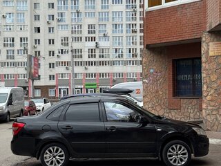 2013 Lada (ВАЗ) Granta I, чёрный, 270000 рублей, вид 4