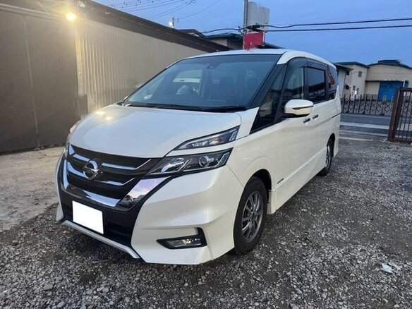 2021 Nissan Serena S-Hybrid V (C27) Рестайлинг, белый